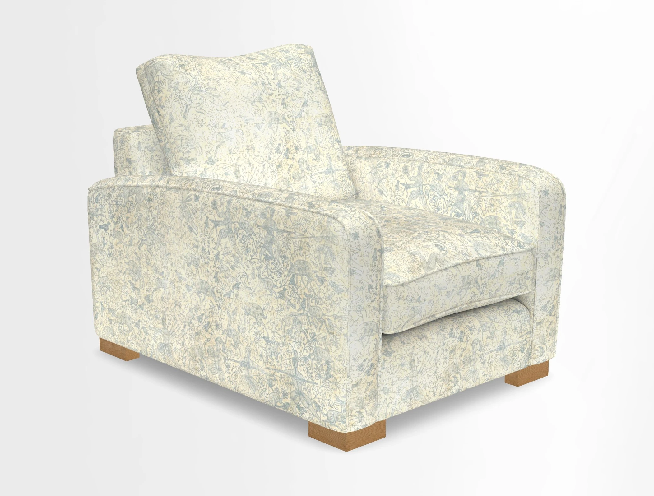Brook Green chair in Two Tone Plain Biscuit