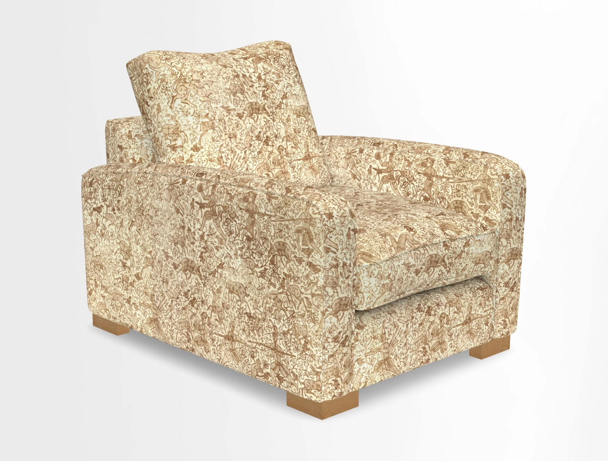 Brook Green chair in Two Tone Plain Biscuit