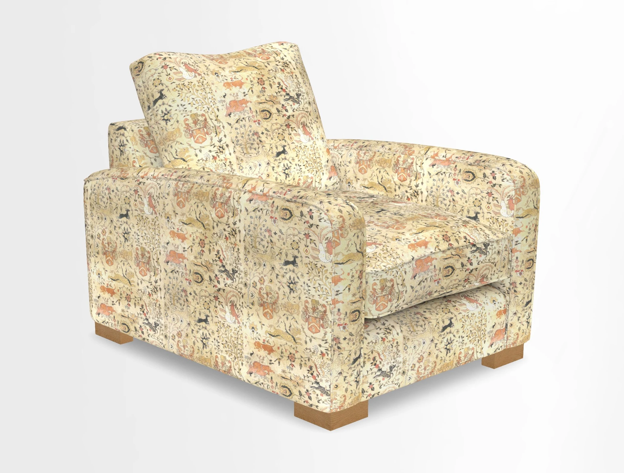 Brook Green chair in Two Tone Plain Biscuit