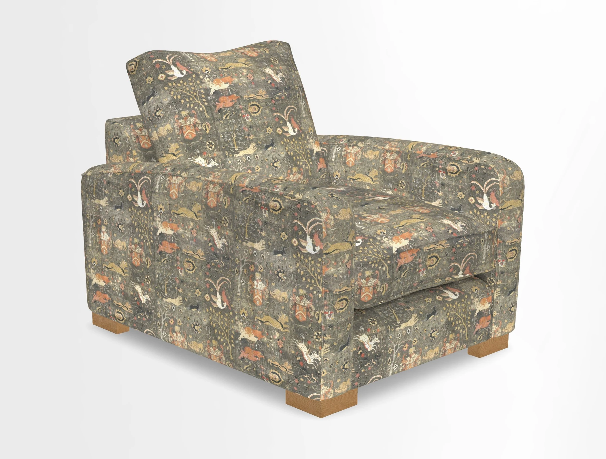 Brook Green chair in Two Tone Plain Biscuit