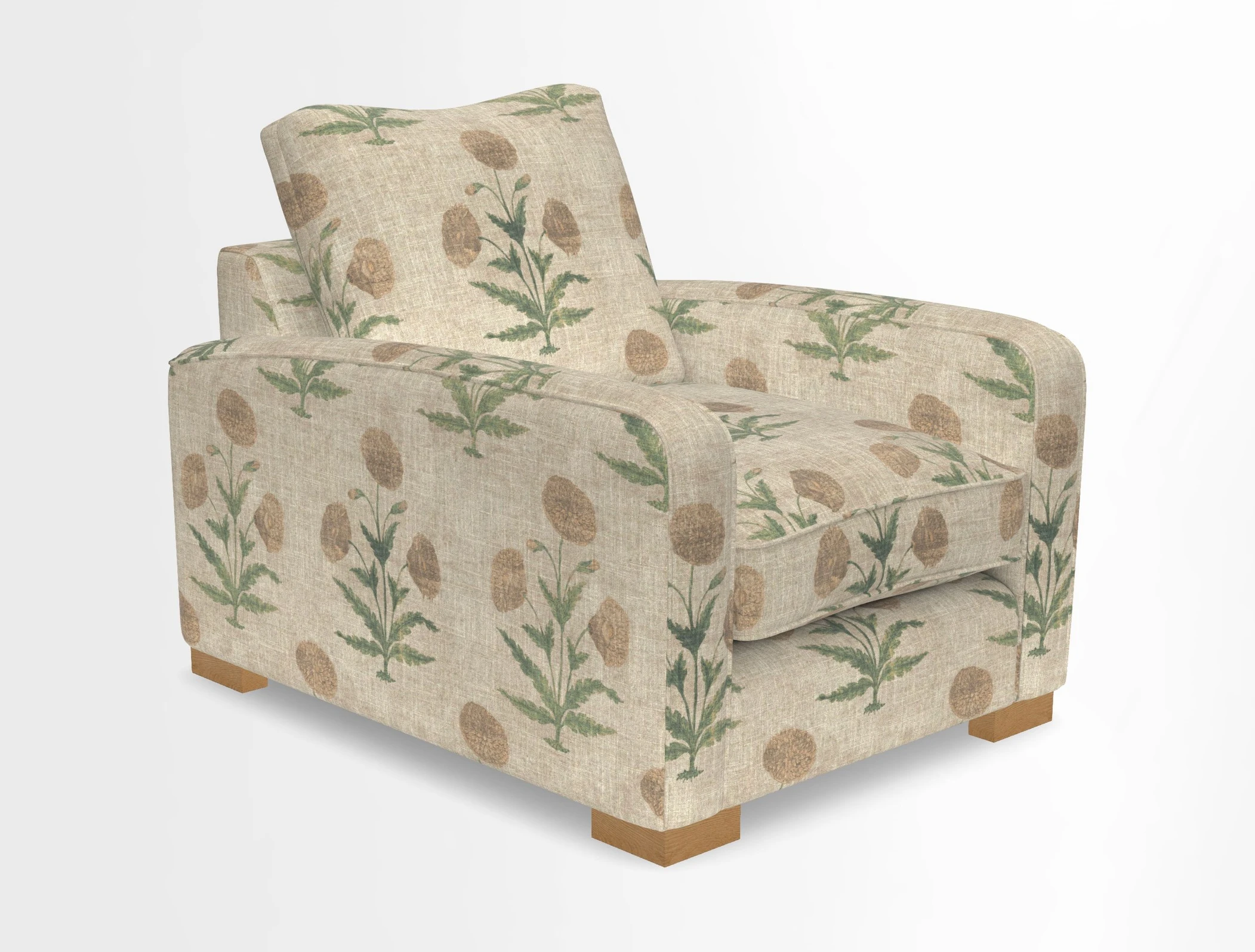 Brook Green chair in Two Tone Plain Biscuit