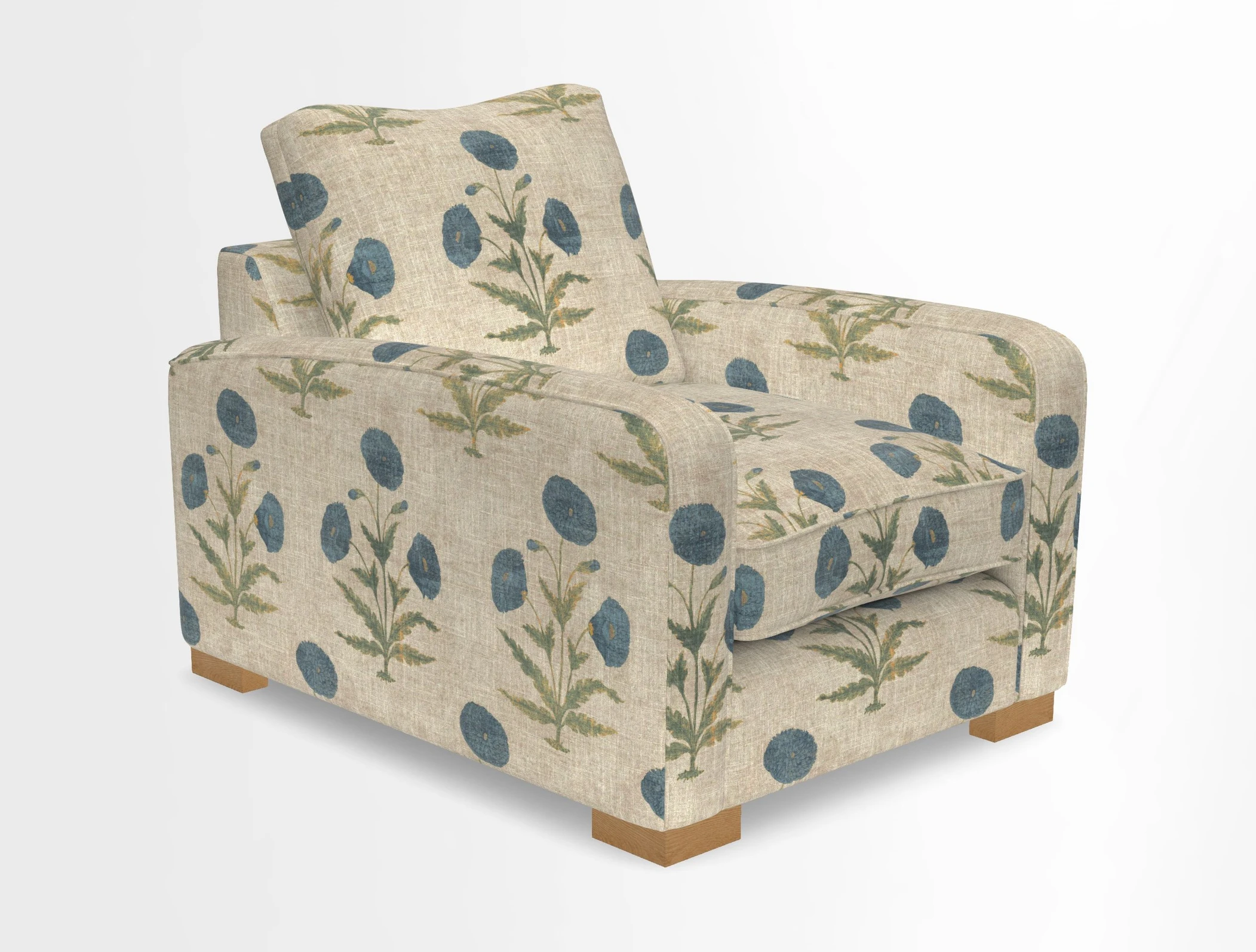 Brook Green chair in Two Tone Plain Biscuit