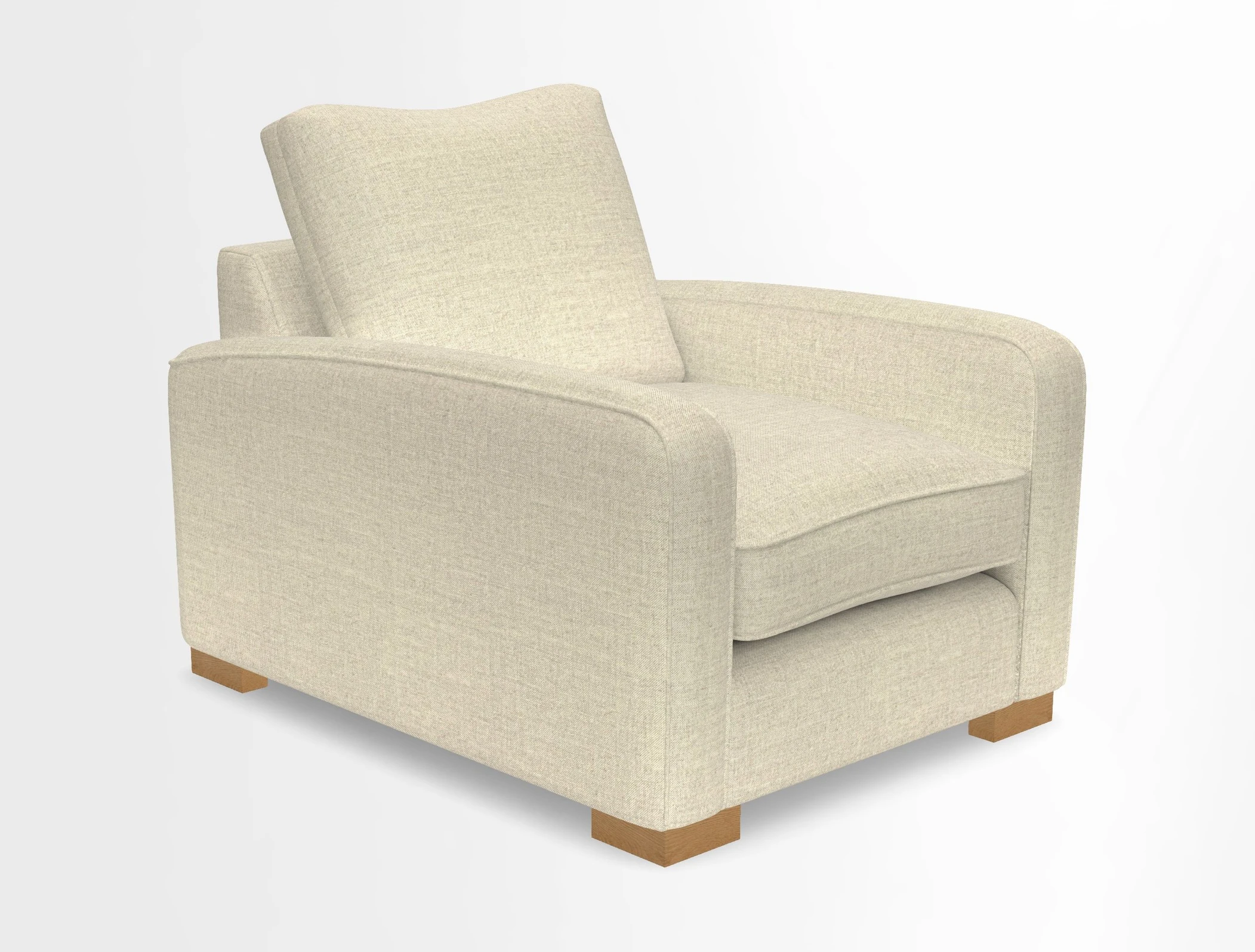 Brook Green chair in Two Tone Plain Biscuit