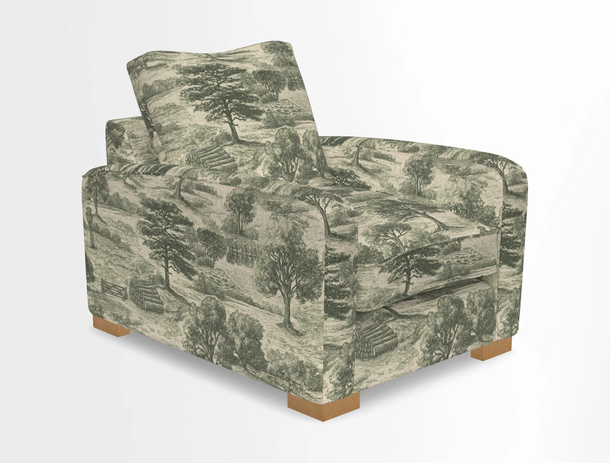 Brook Green chair in Two Tone Plain Biscuit