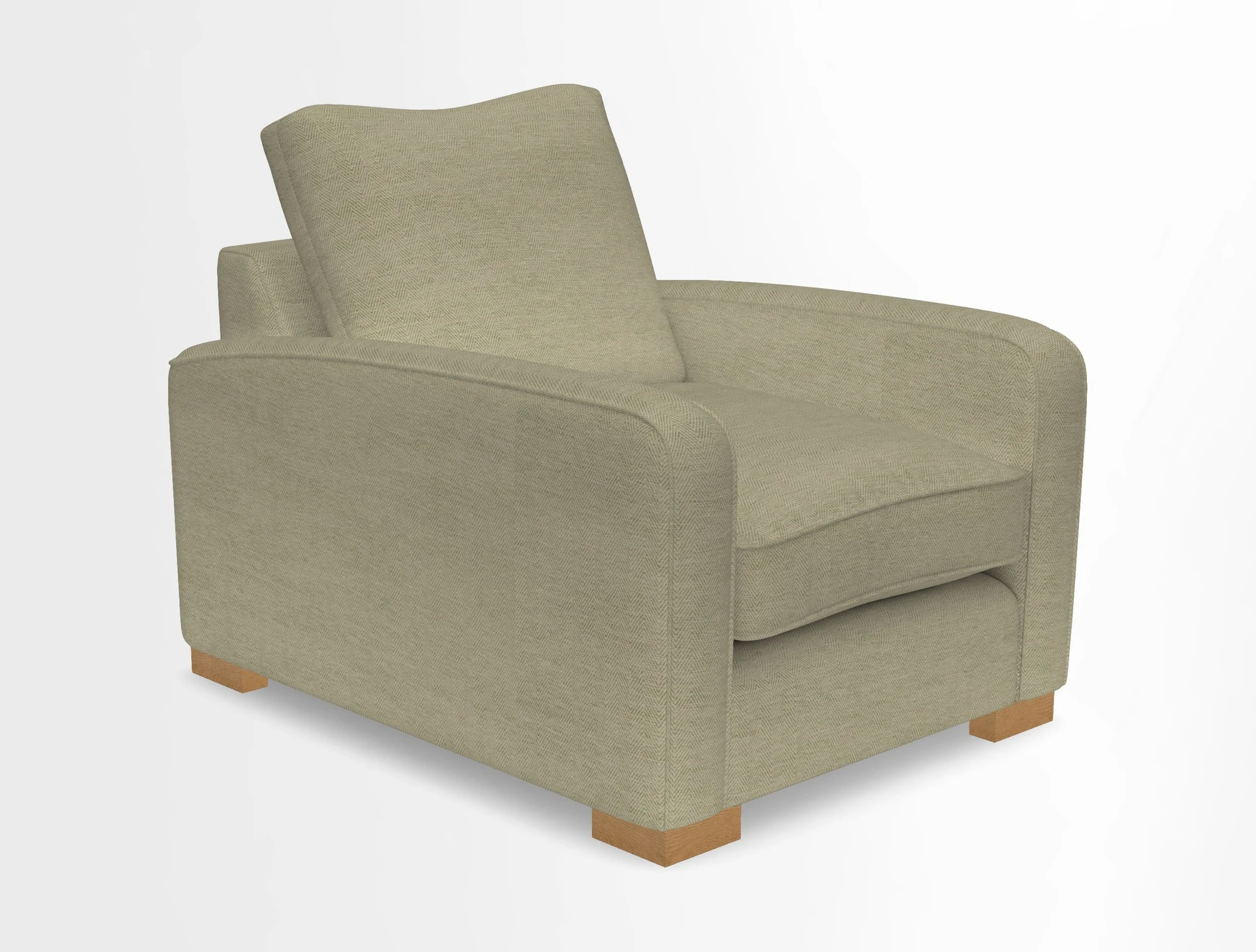 Brook Green chair in Two Tone Plain Biscuit