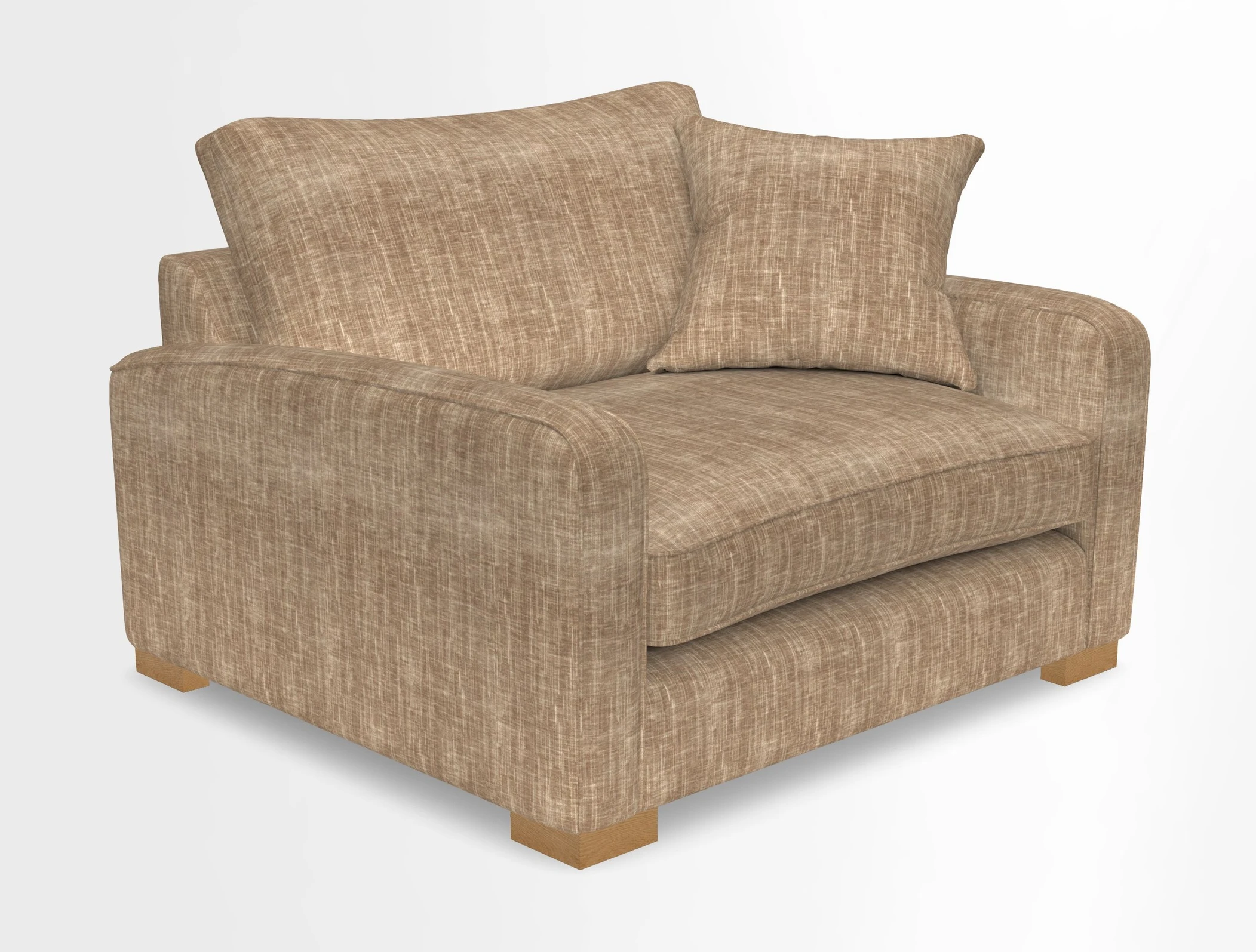 Brook Green snuggler in Two Tone Plain Biscuit