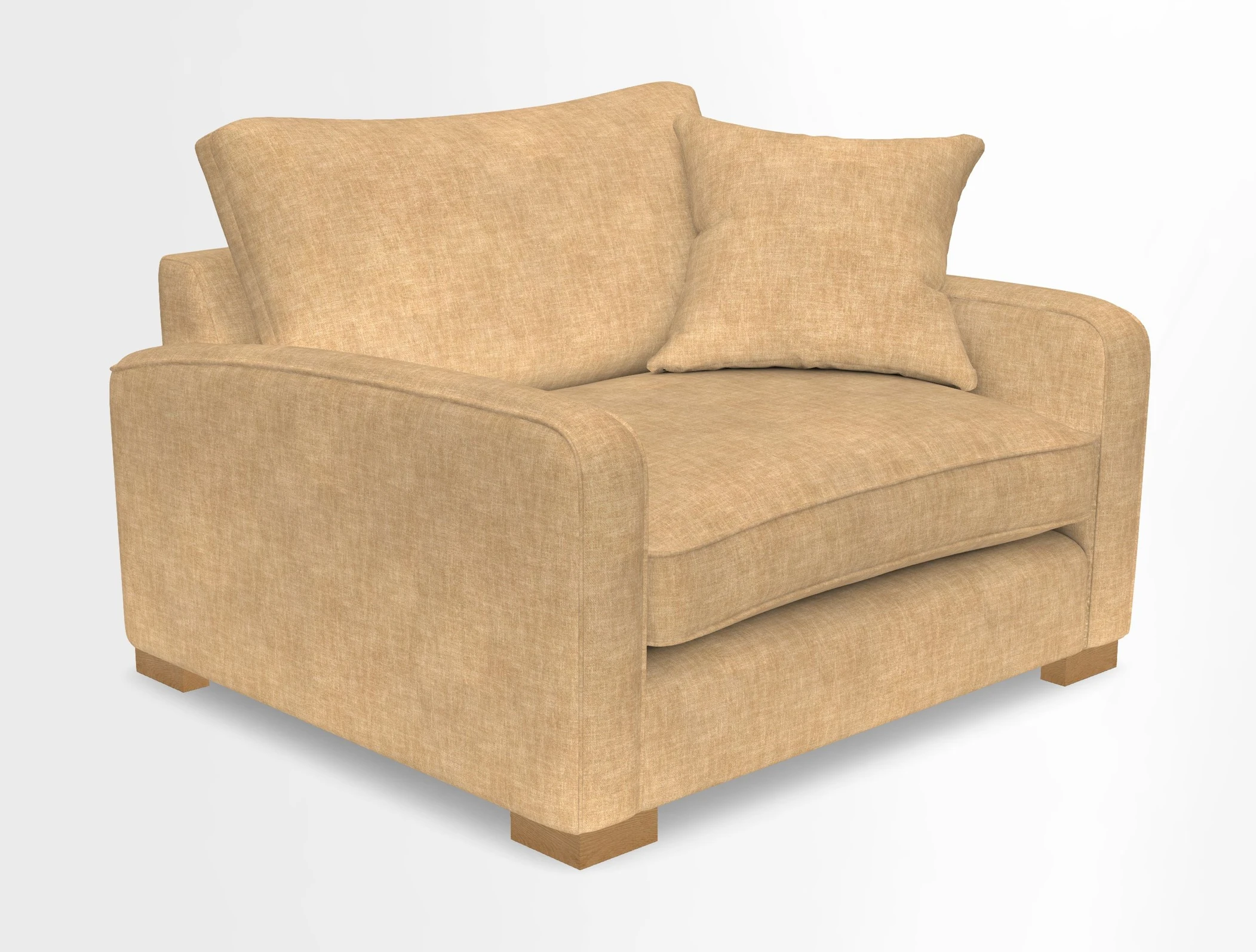 Brook Green snuggler in Two Tone Plain Biscuit
