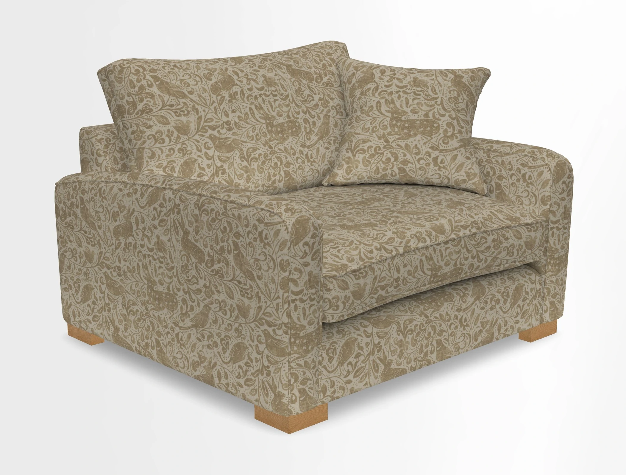 Brook Green snuggler in Two Tone Plain Biscuit