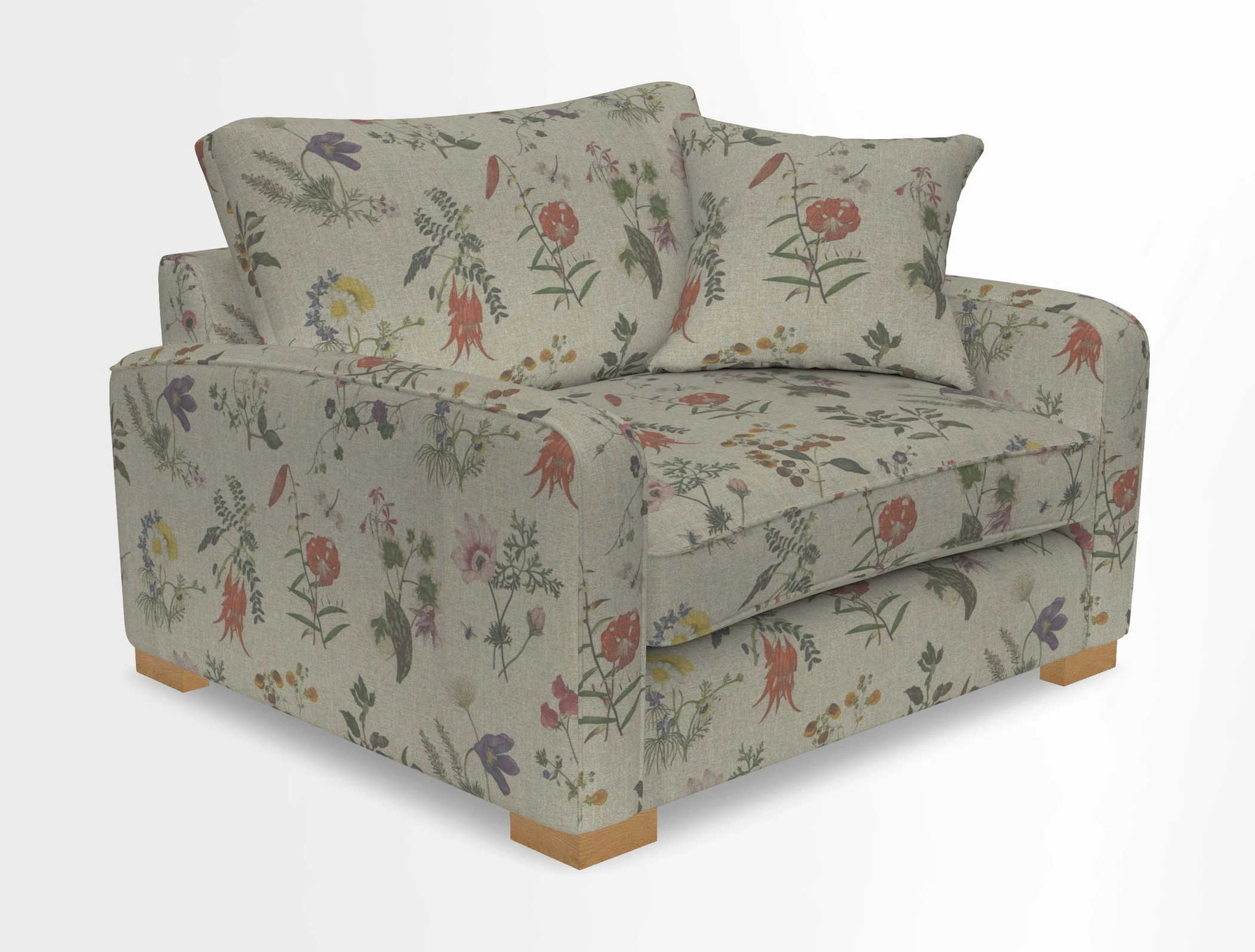 Brook Green snuggler in Two Tone Plain Biscuit