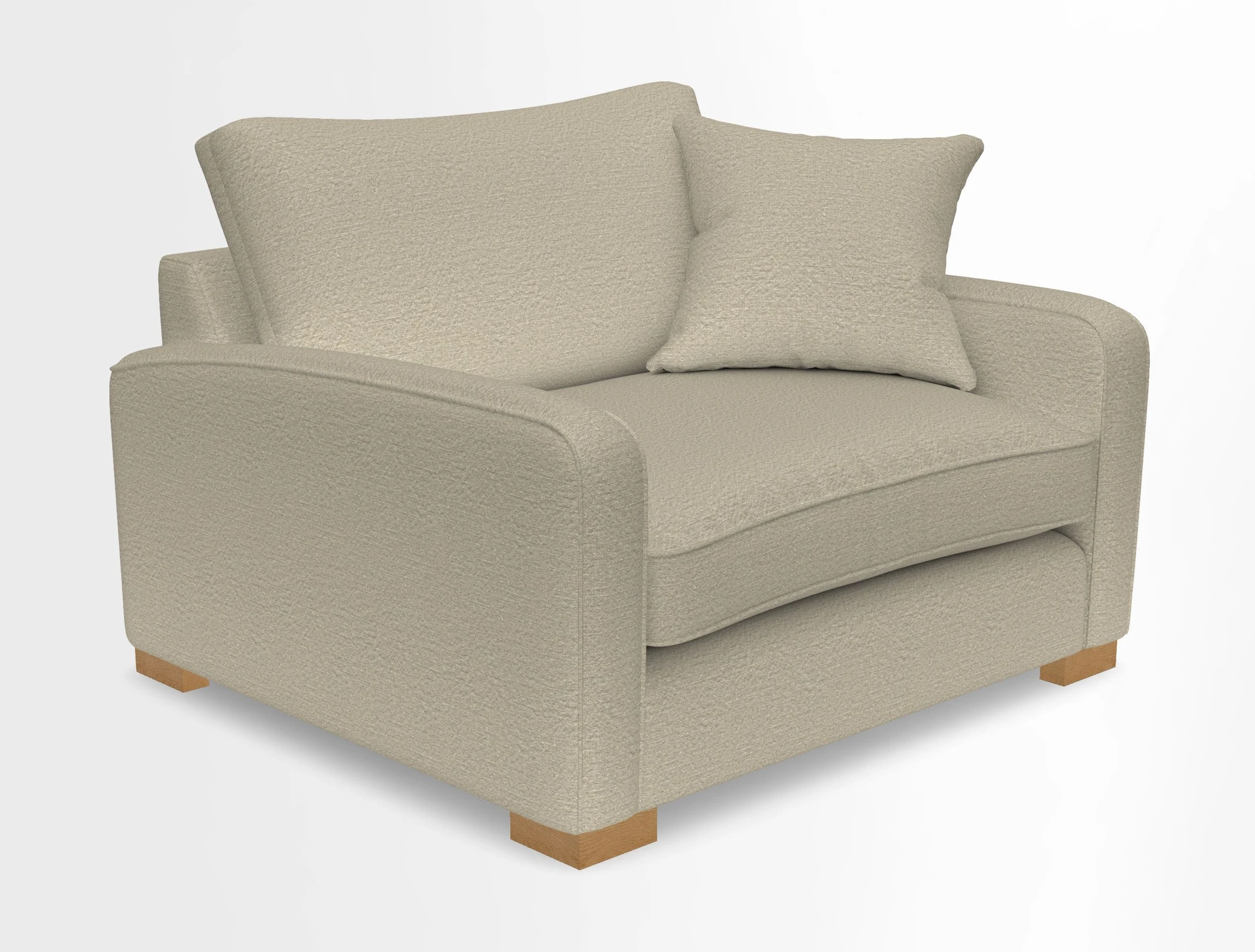 Brook Green snuggler in Two Tone Plain Biscuit