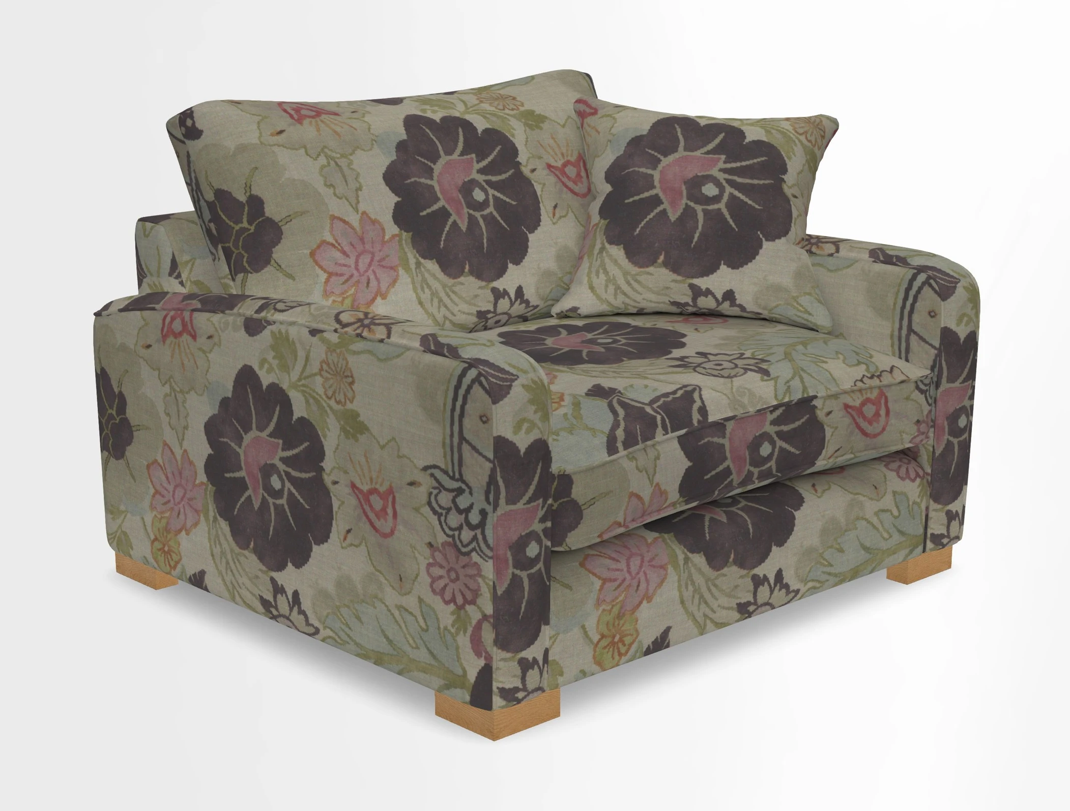 Brook Green snuggler in Two Tone Plain Biscuit