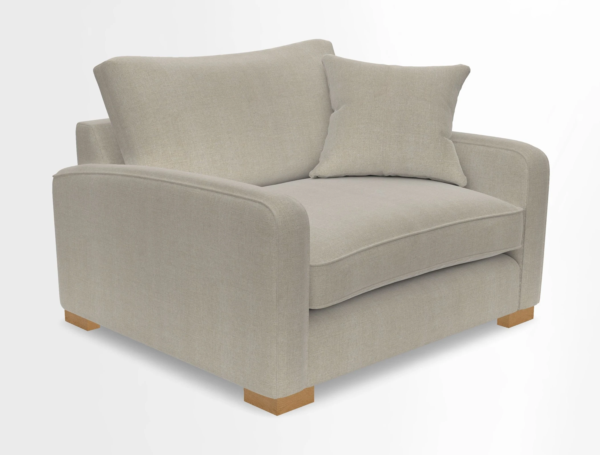 Brook Green snuggler in Two Tone Plain Biscuit