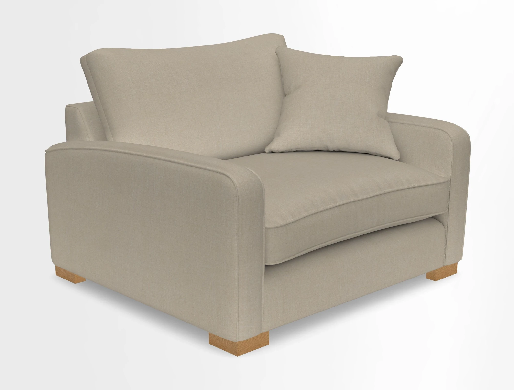 Brook Green snuggler in Two Tone Plain Biscuit