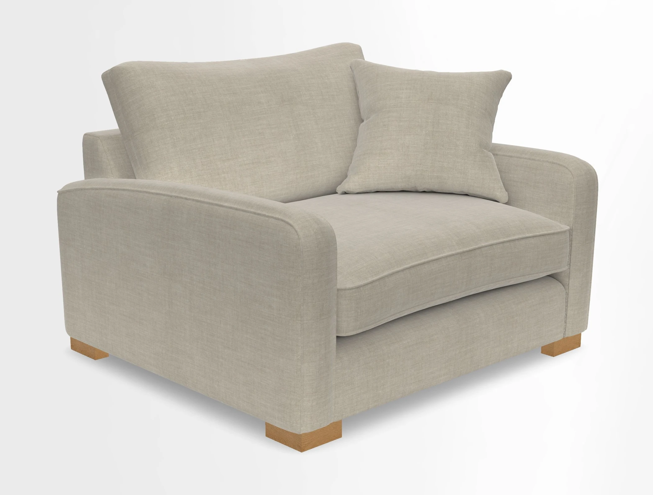 Brook Green snuggler in Two Tone Plain Biscuit