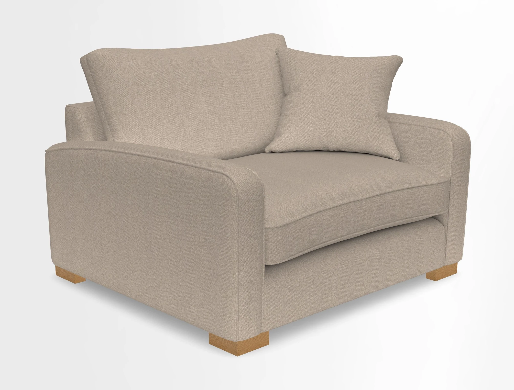 Brook Green snuggler in Two Tone Plain Biscuit