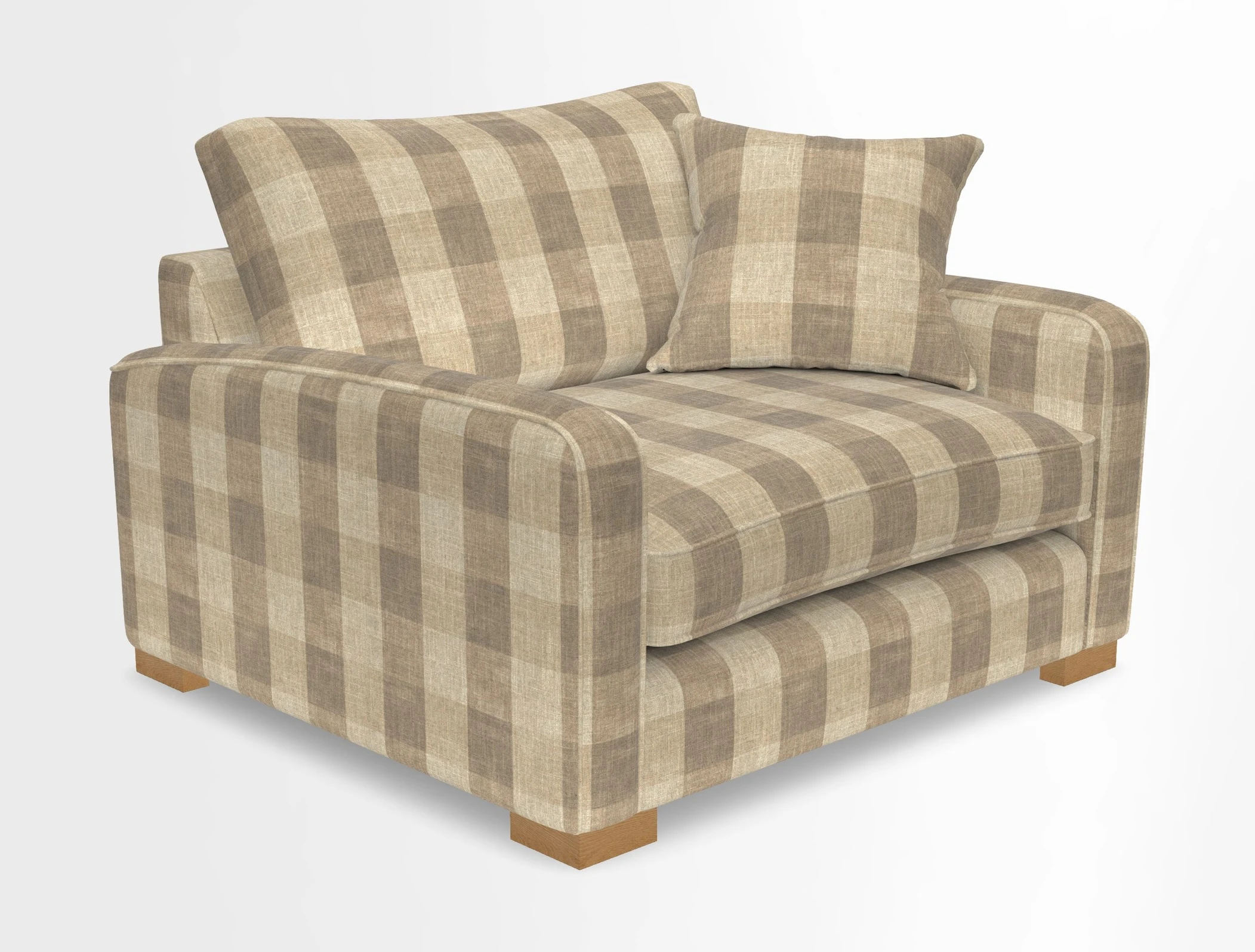 Brook Green snuggler in Two Tone Plain Biscuit