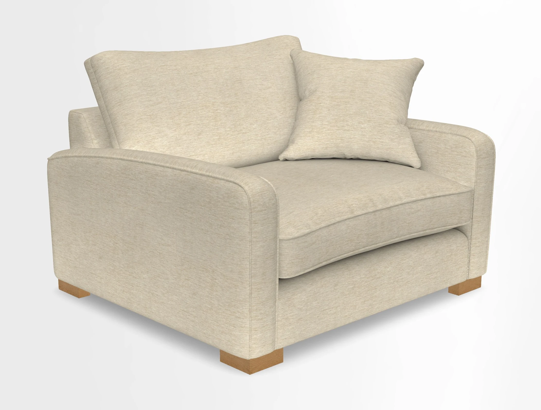 Brook Green snuggler in Two Tone Plain Biscuit