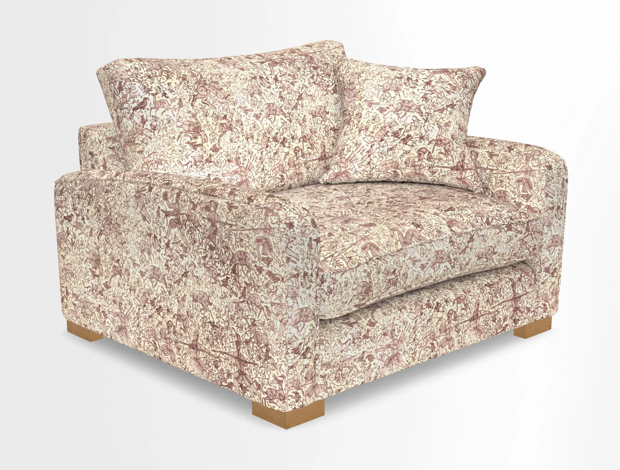 Brook Green snuggler in Two Tone Plain Biscuit