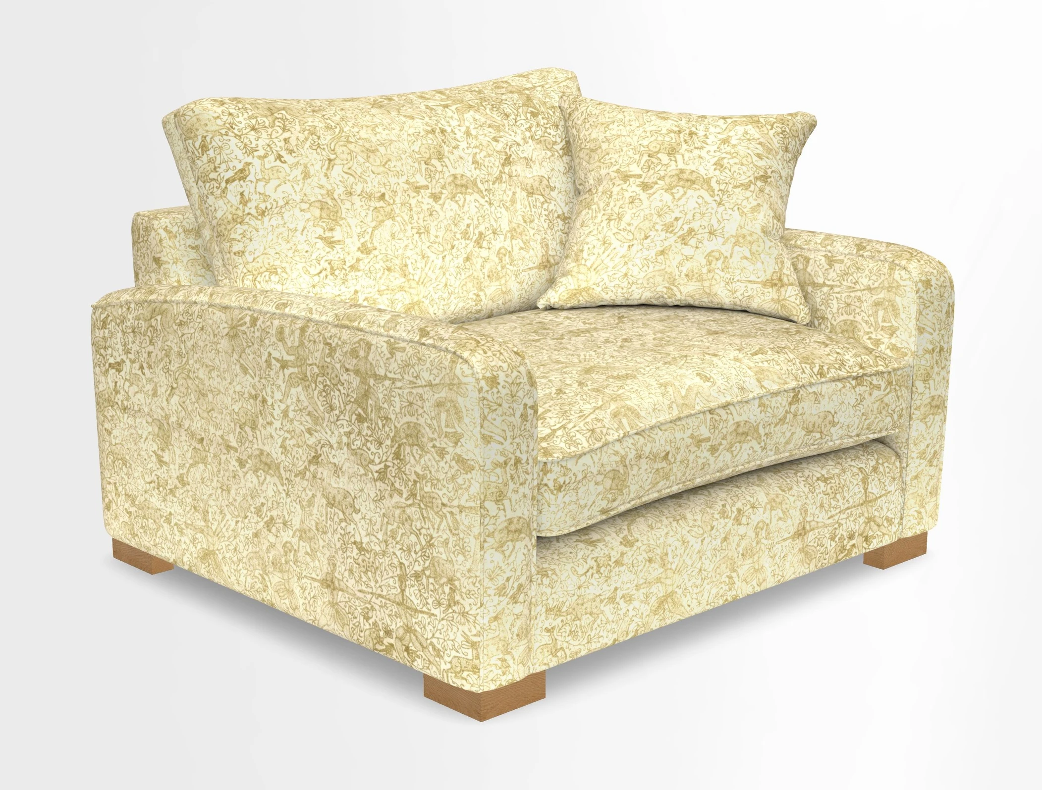 Brook Green snuggler in Two Tone Plain Biscuit
