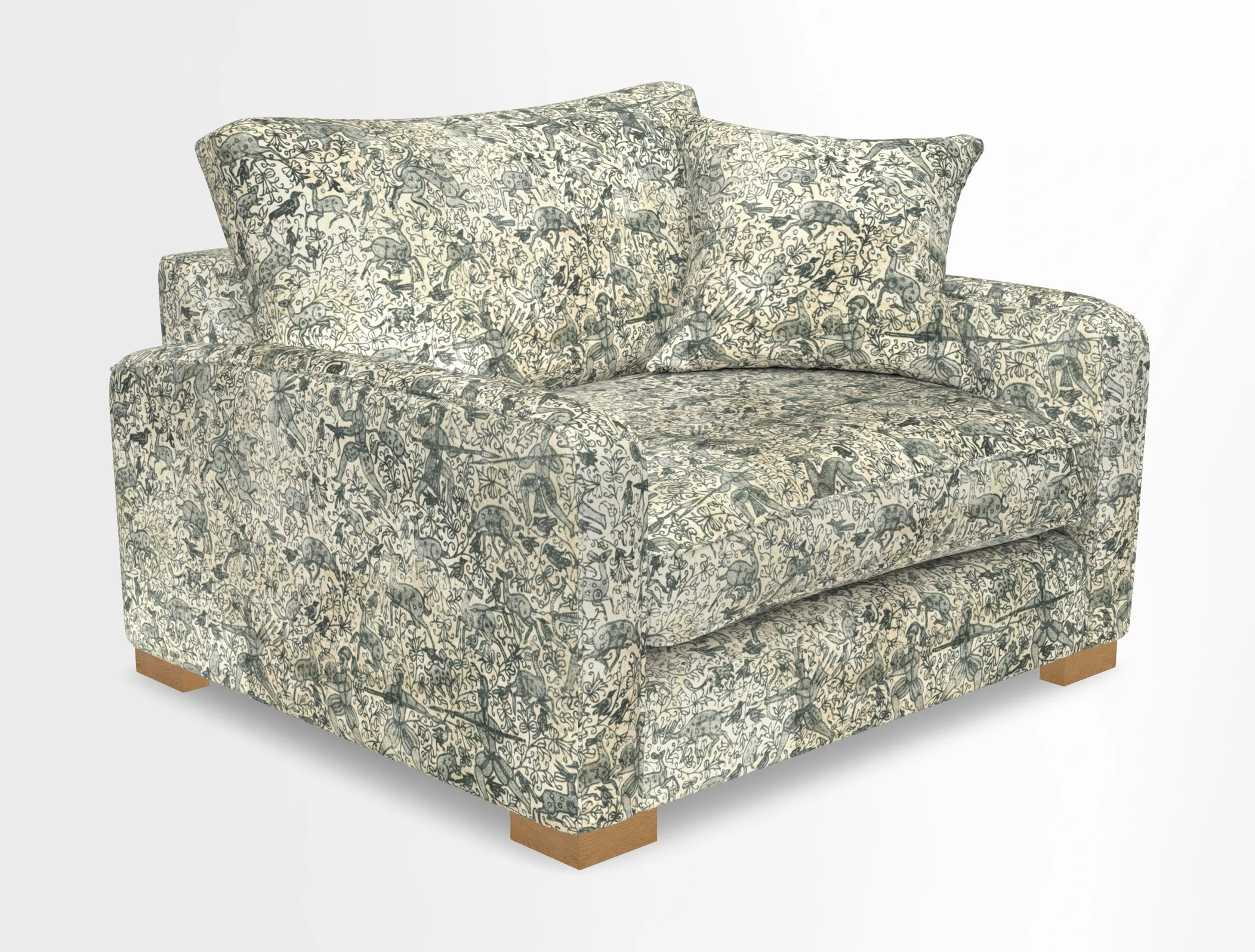 Brook Green snuggler in Two Tone Plain Biscuit