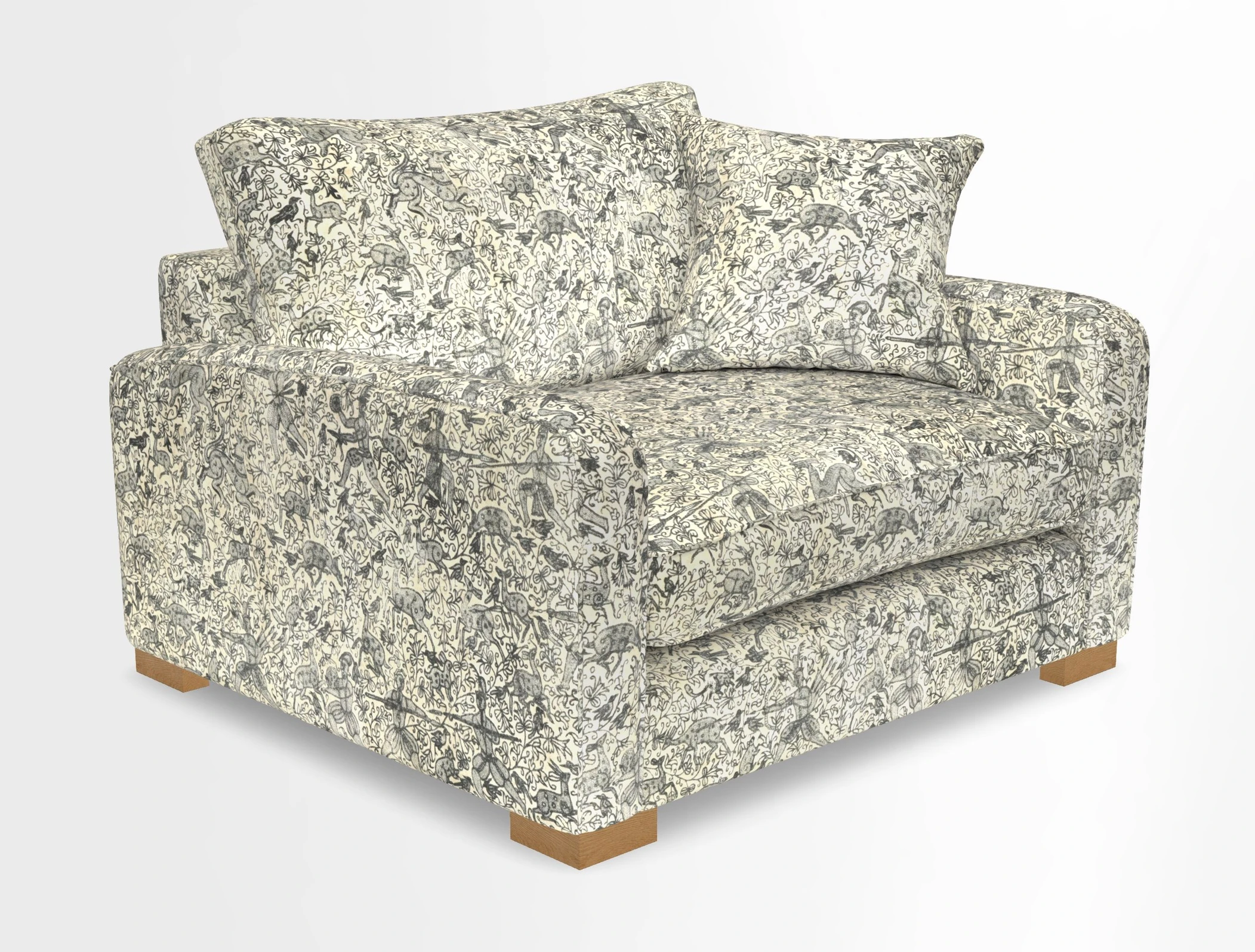 Brook Green snuggler in Two Tone Plain Biscuit