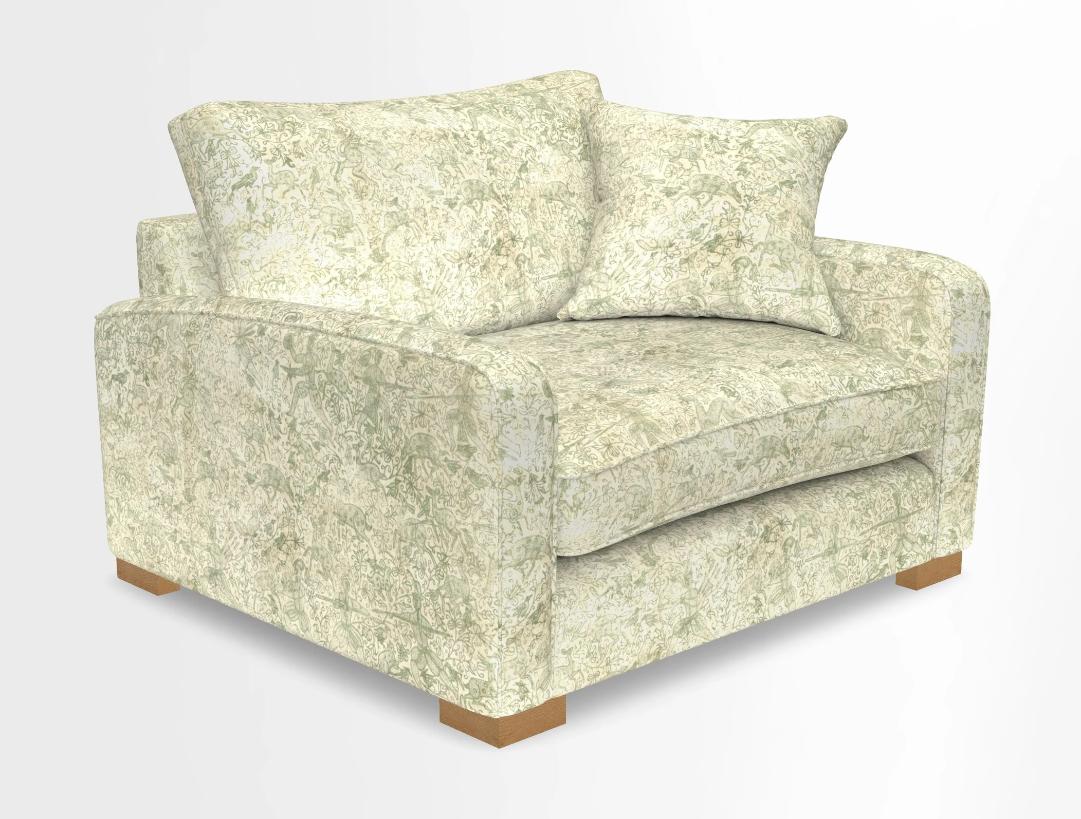 Brook Green snuggler in Two Tone Plain Biscuit