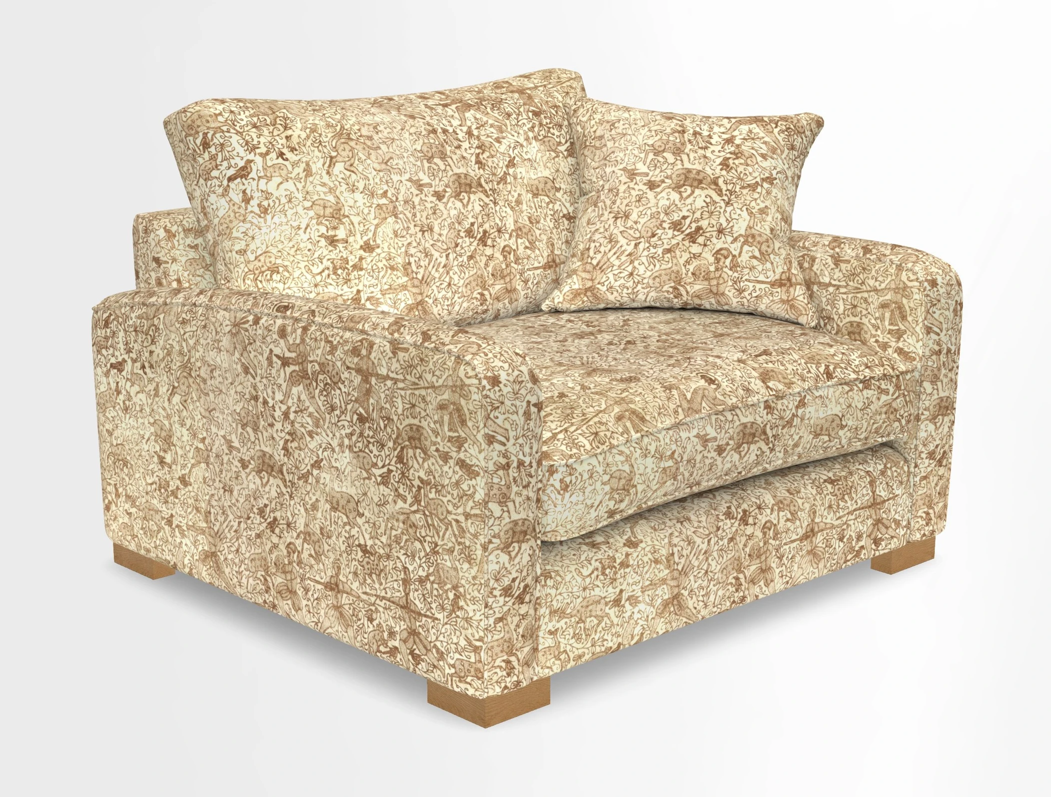Brook Green snuggler in Two Tone Plain Biscuit