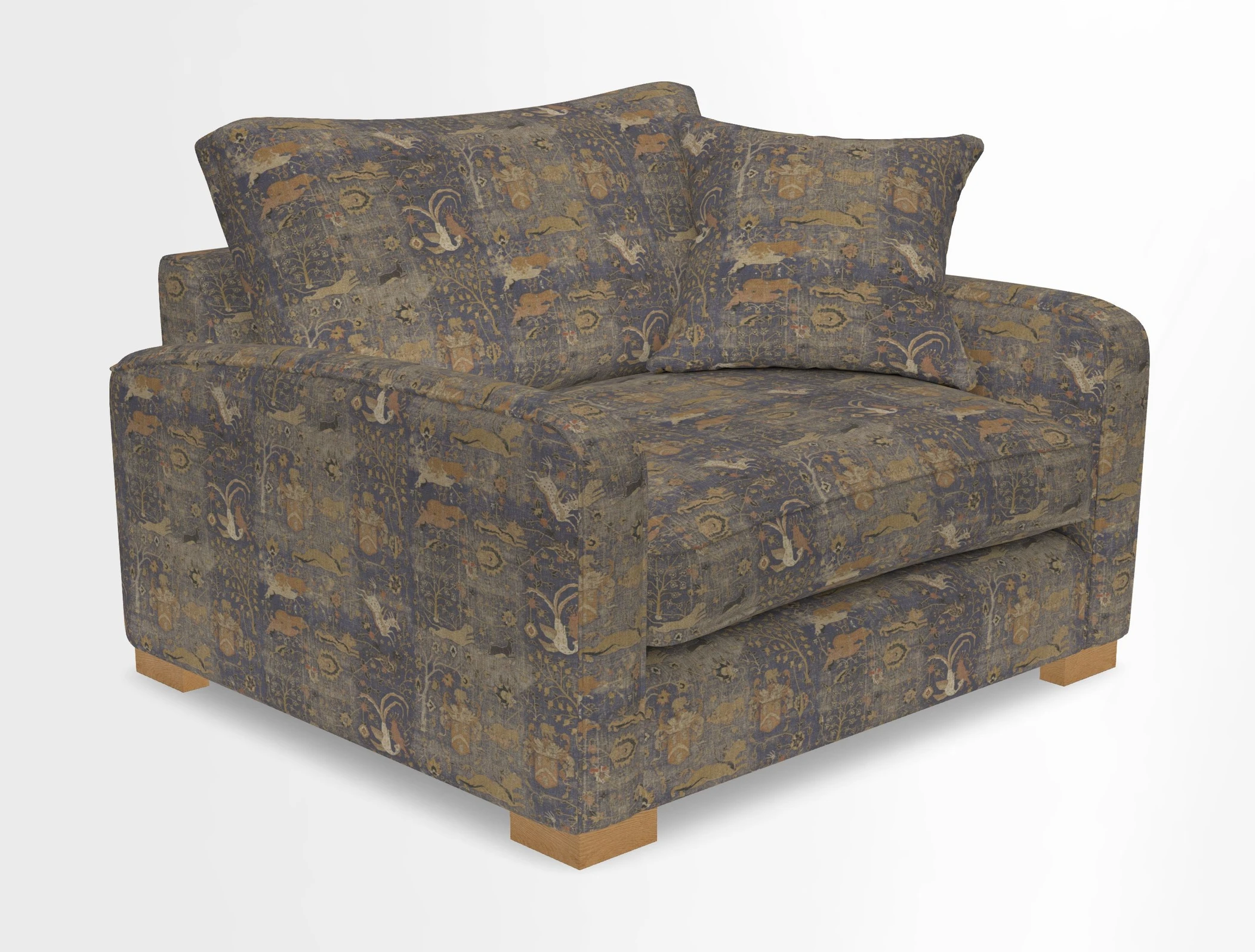 Brook Green snuggler in Two Tone Plain Biscuit