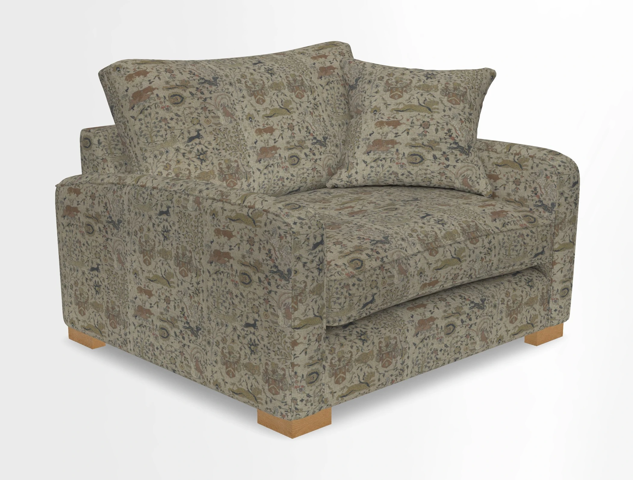 Brook Green snuggler in Two Tone Plain Biscuit