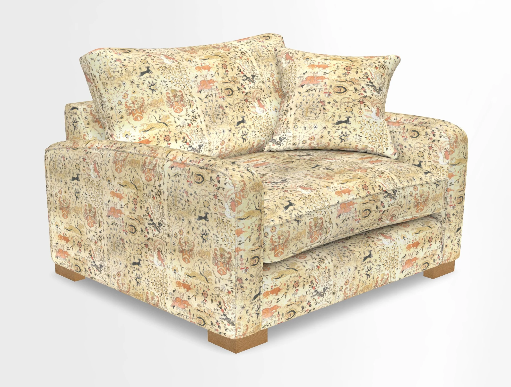 Brook Green snuggler in Two Tone Plain Biscuit