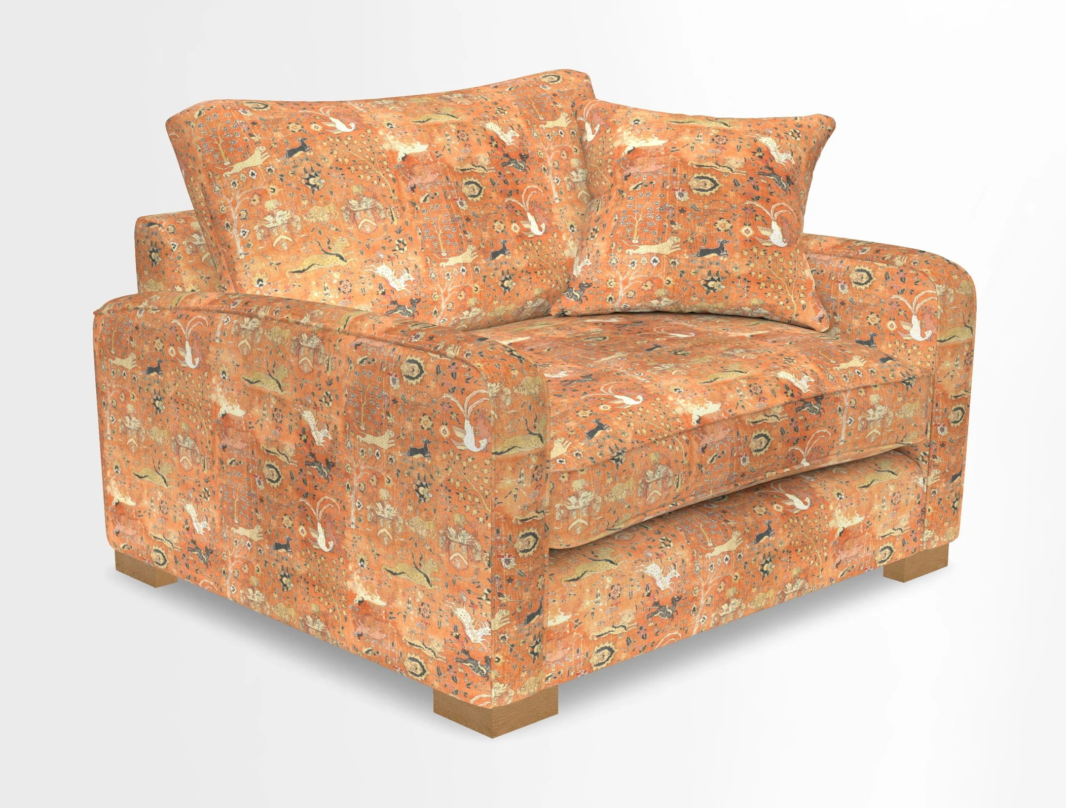 Brook Green snuggler in Two Tone Plain Biscuit