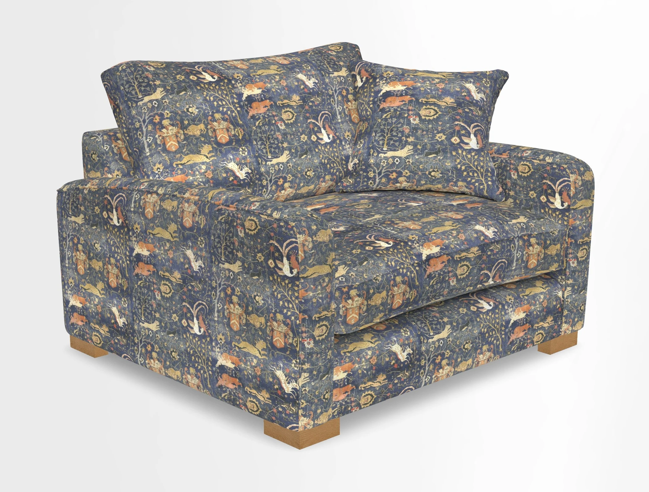 Brook Green snuggler in Two Tone Plain Biscuit