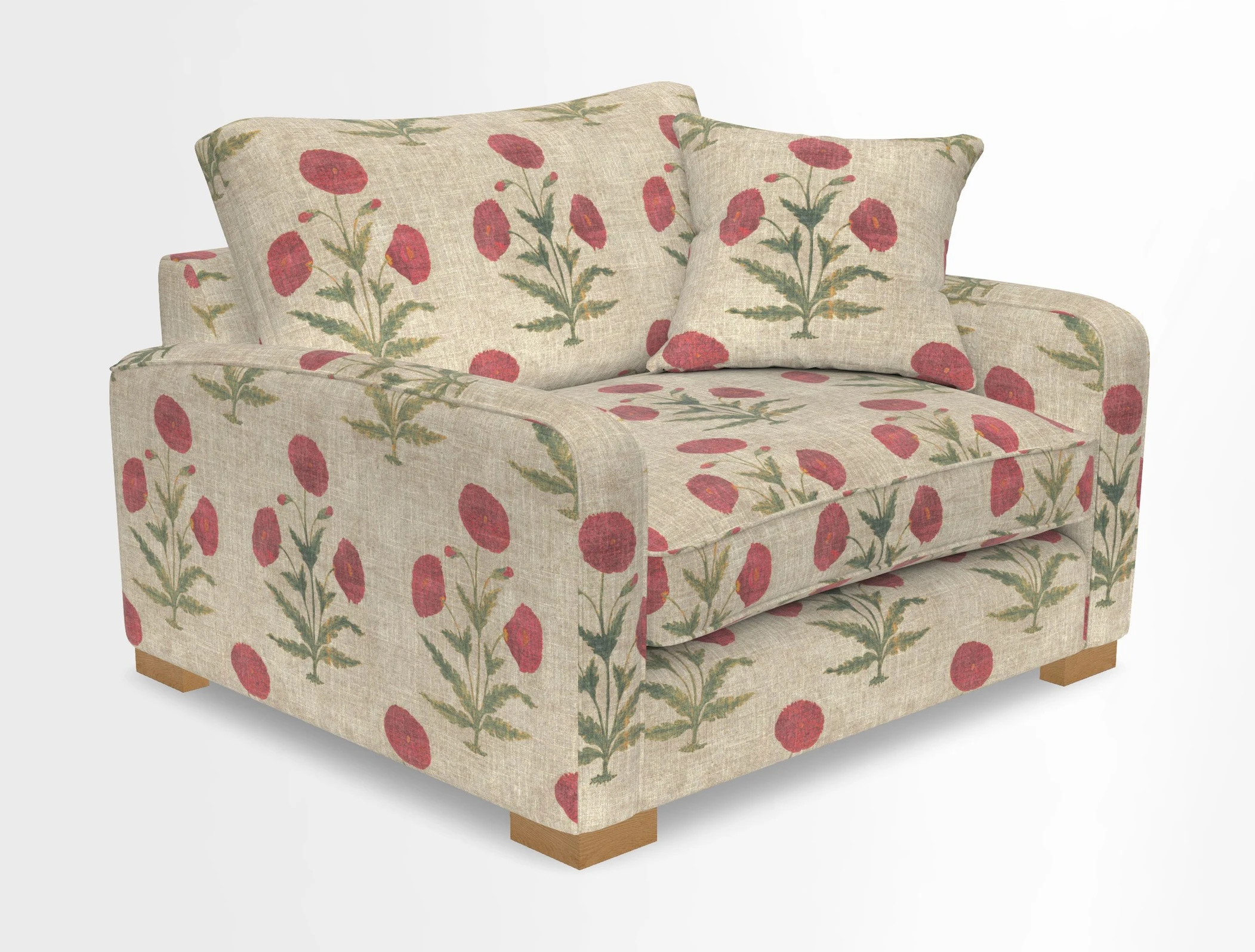 Brook Green snuggler in Two Tone Plain Biscuit