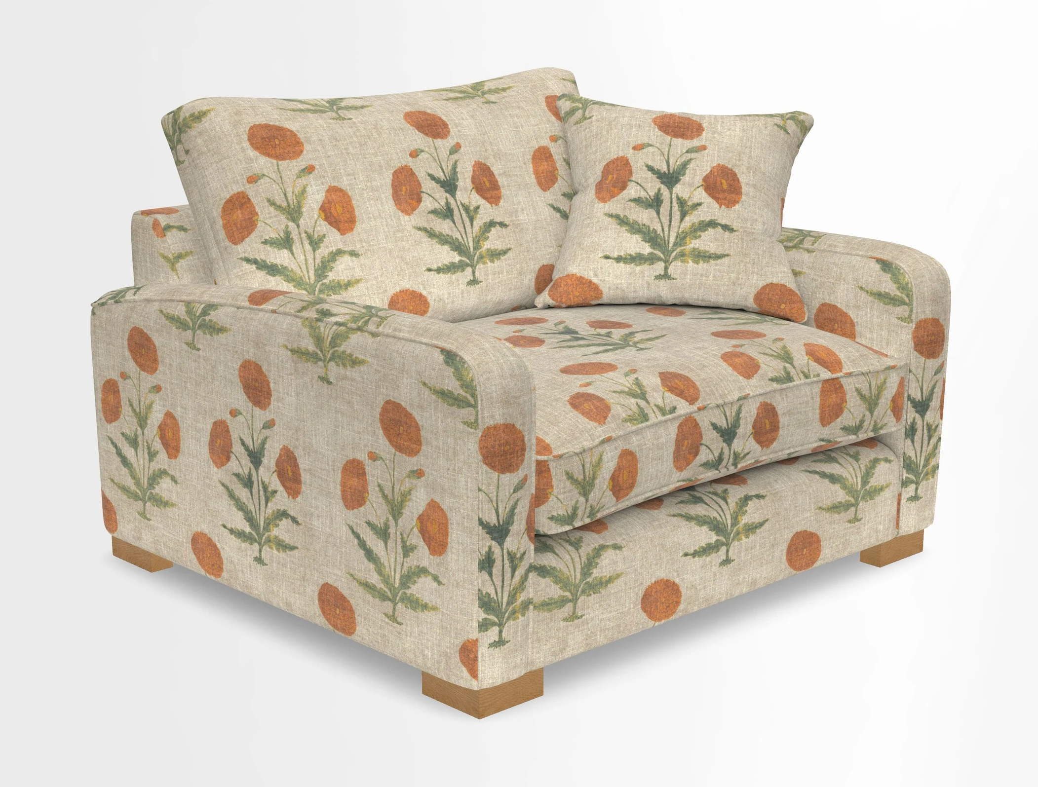 Brook Green snuggler in Two Tone Plain Biscuit