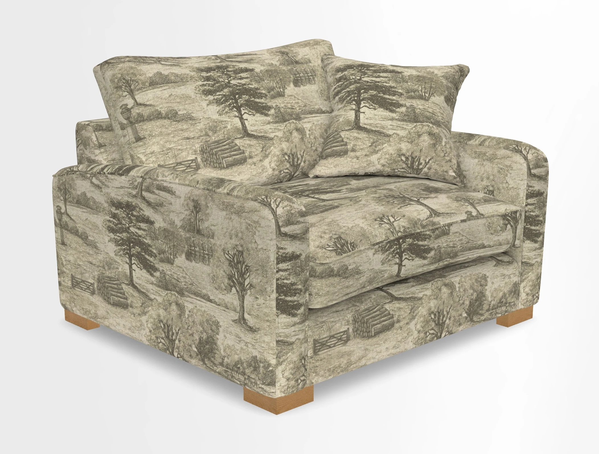 Brook Green snuggler in Two Tone Plain Biscuit