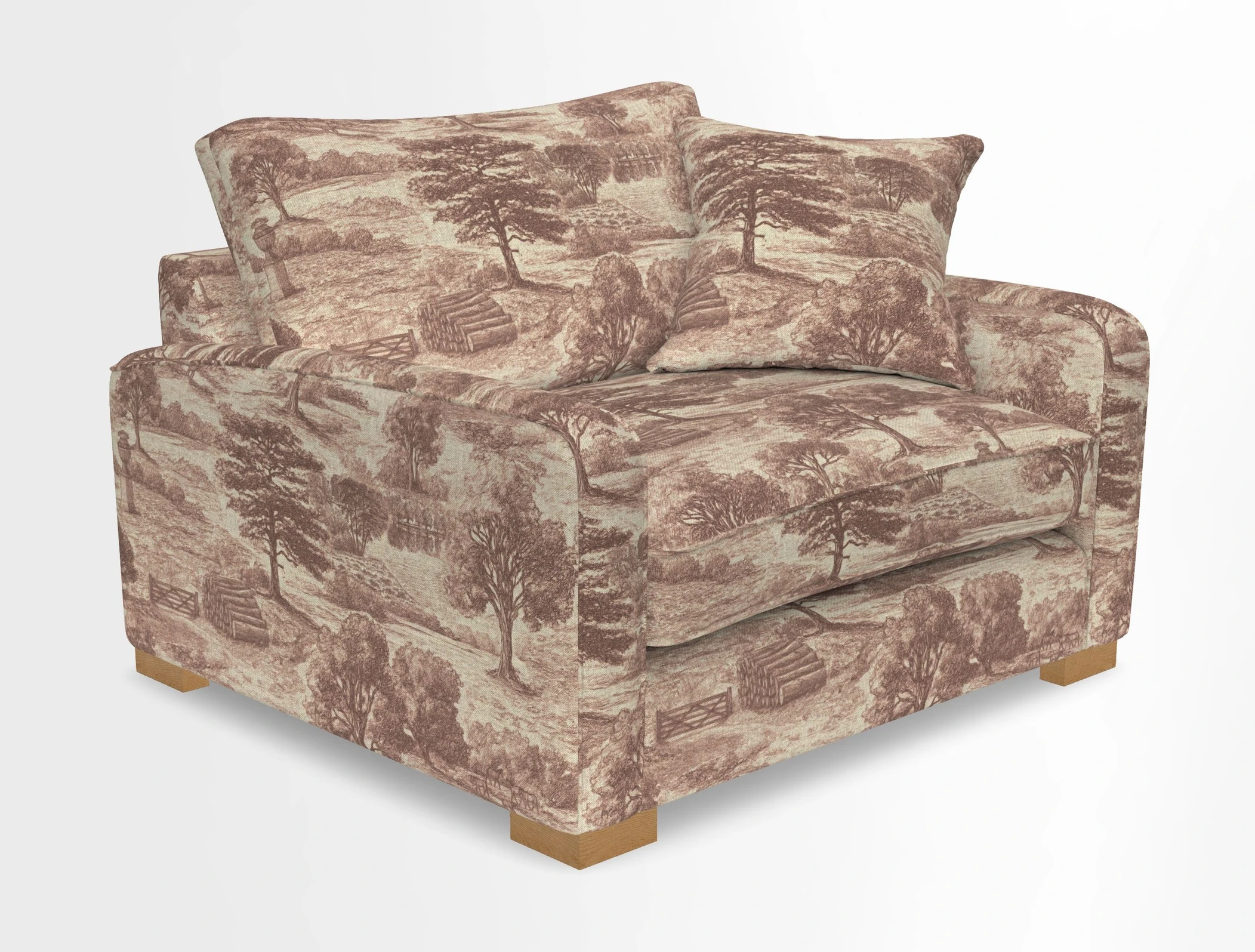 Brook Green snuggler in Two Tone Plain Biscuit