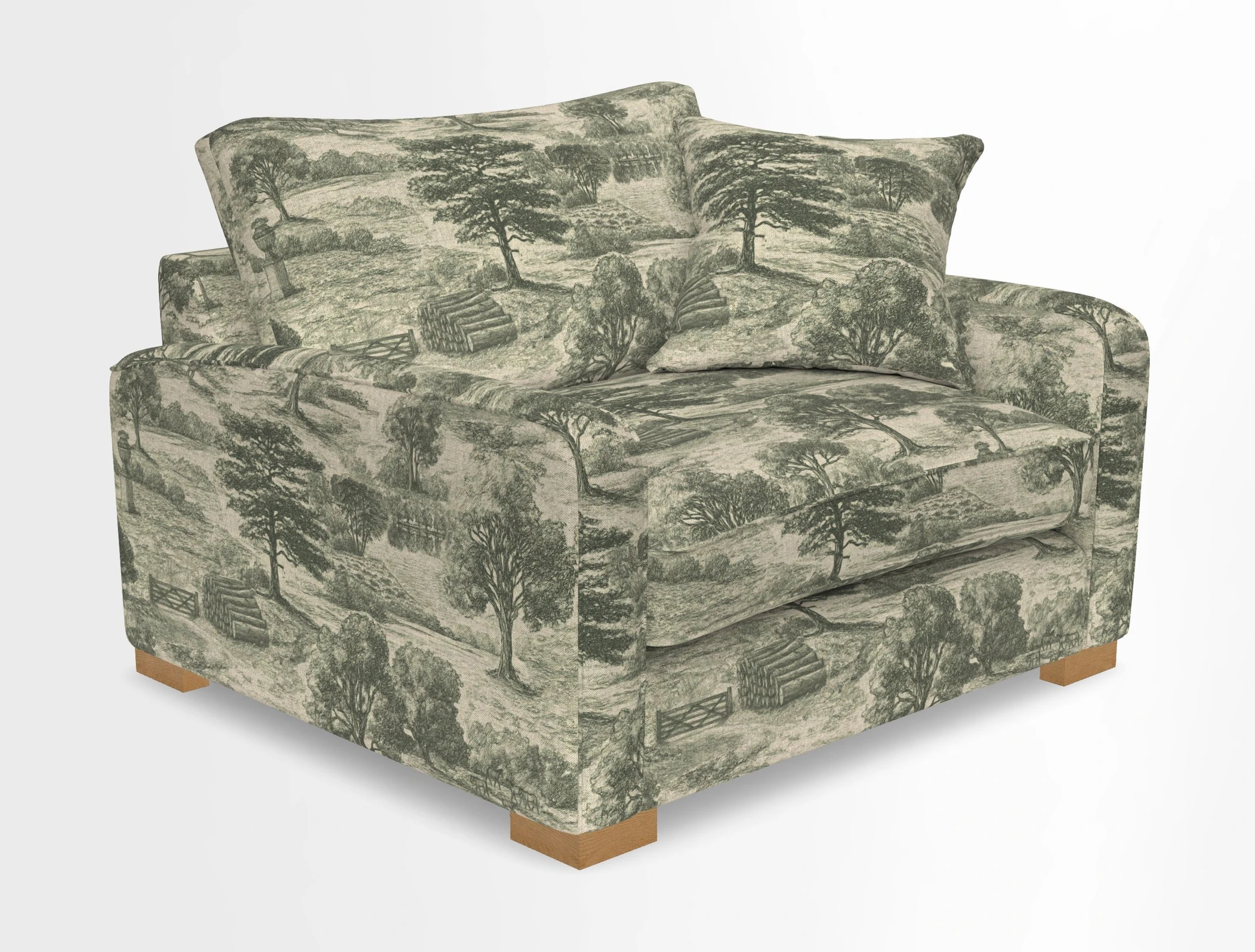 Brook Green snuggler in Two Tone Plain Biscuit