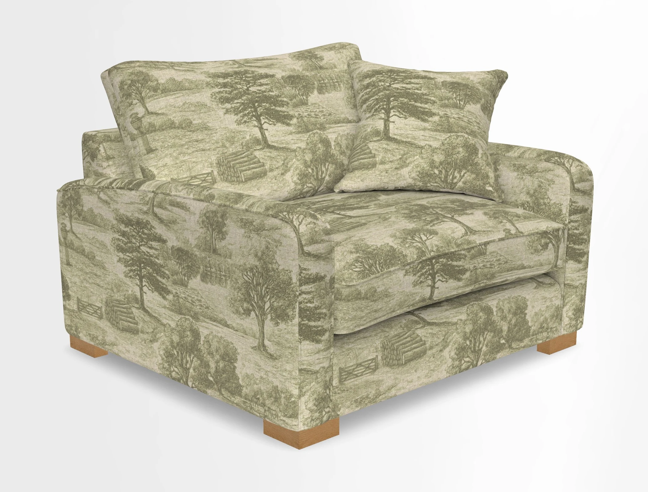 Brook Green snuggler in Two Tone Plain Biscuit