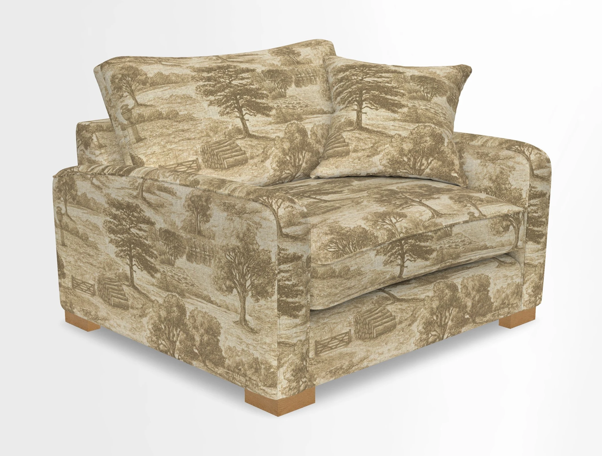 Brook Green snuggler in Two Tone Plain Biscuit
