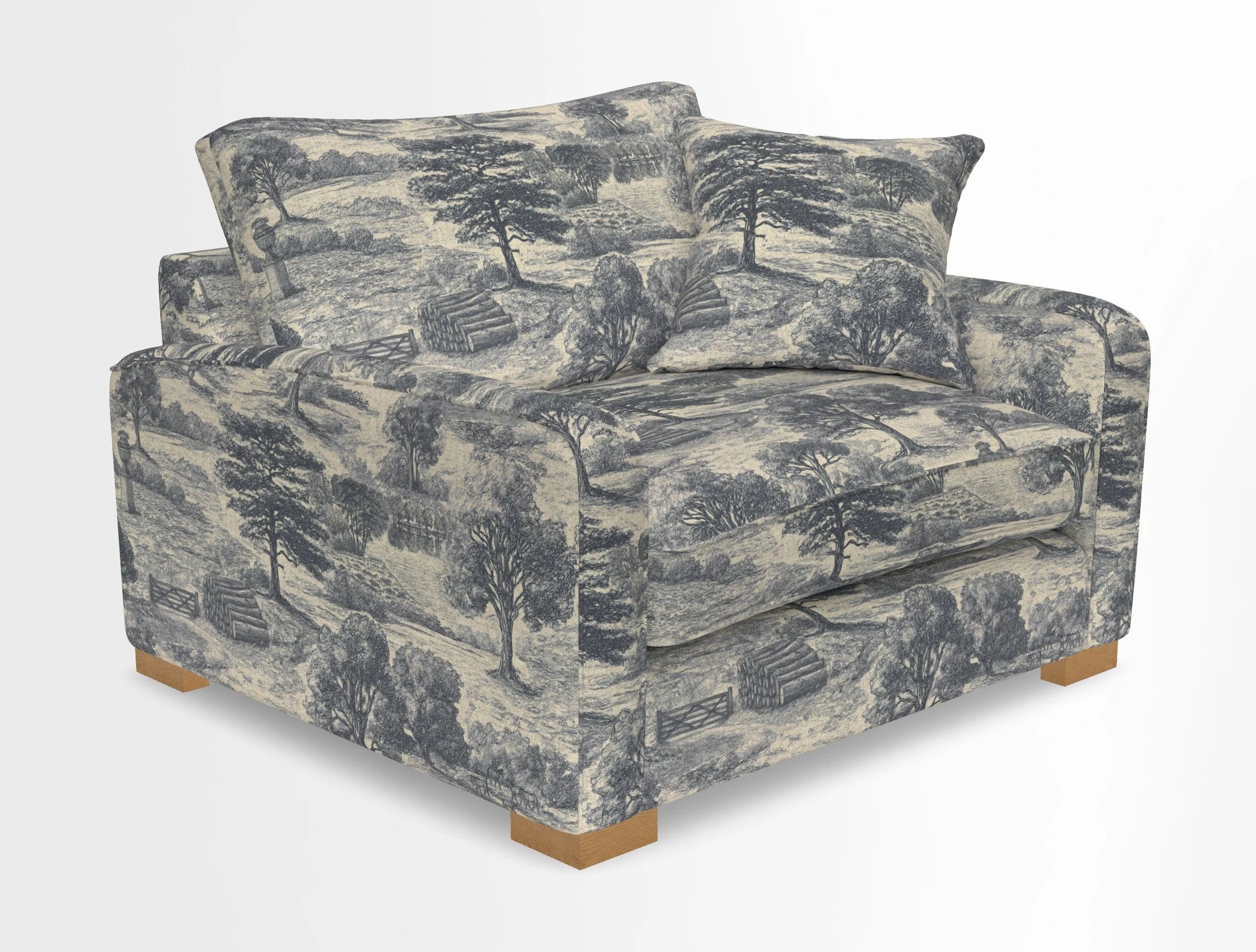 Brook Green snuggler in Two Tone Plain Biscuit