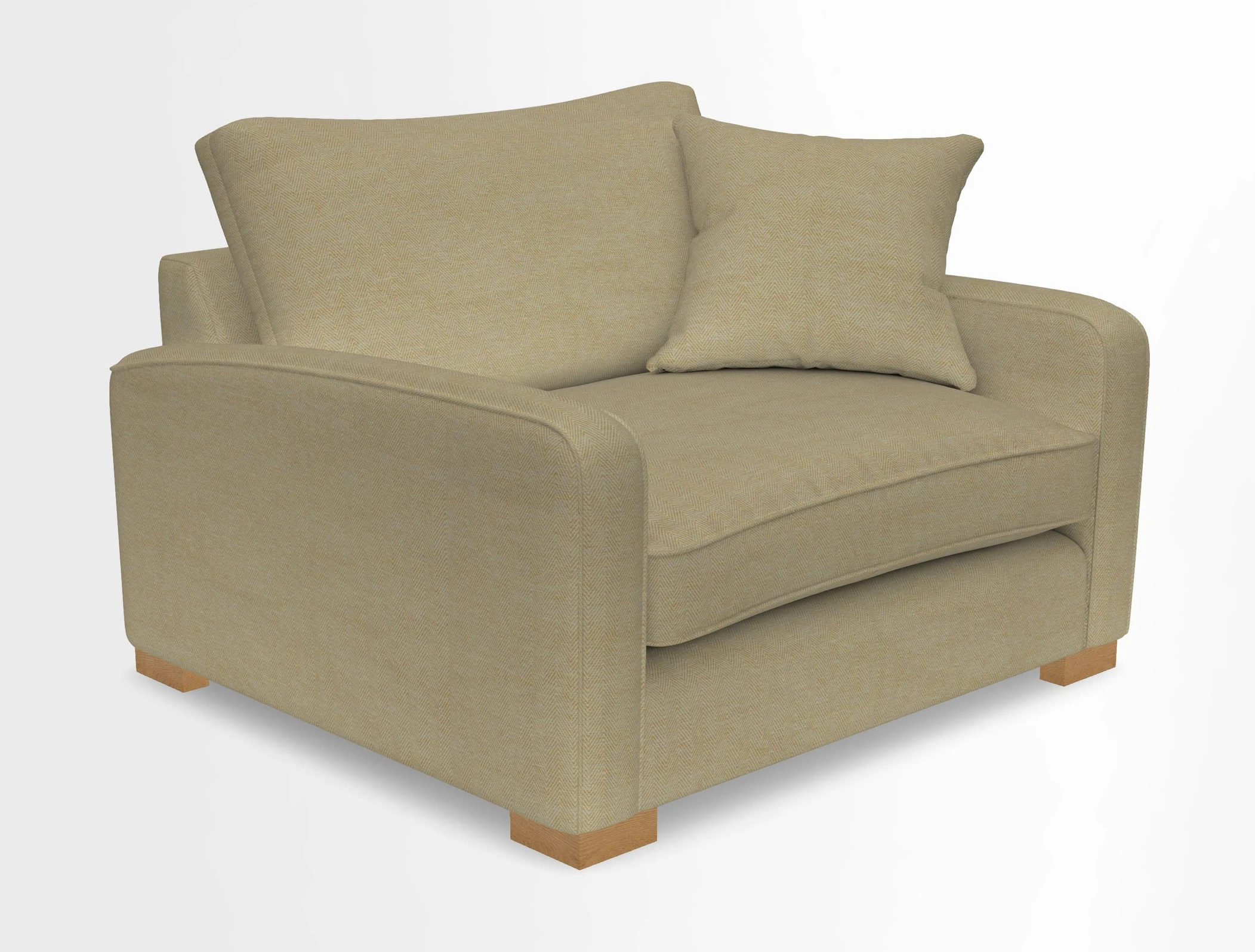 Brook Green snuggler in Two Tone Plain Biscuit