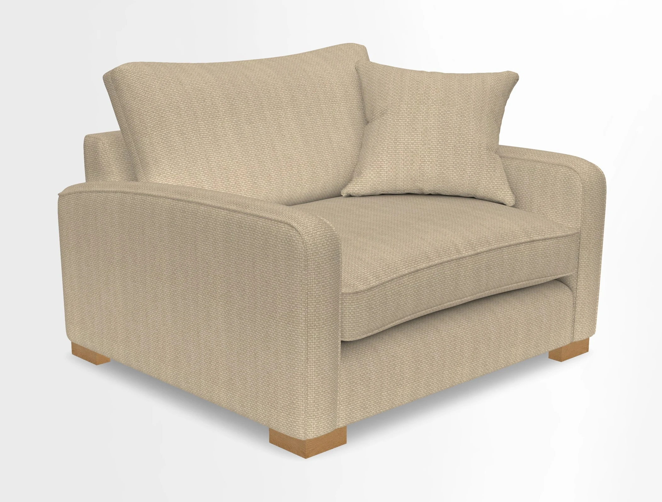Brook Green snuggler in Two Tone Plain Biscuit