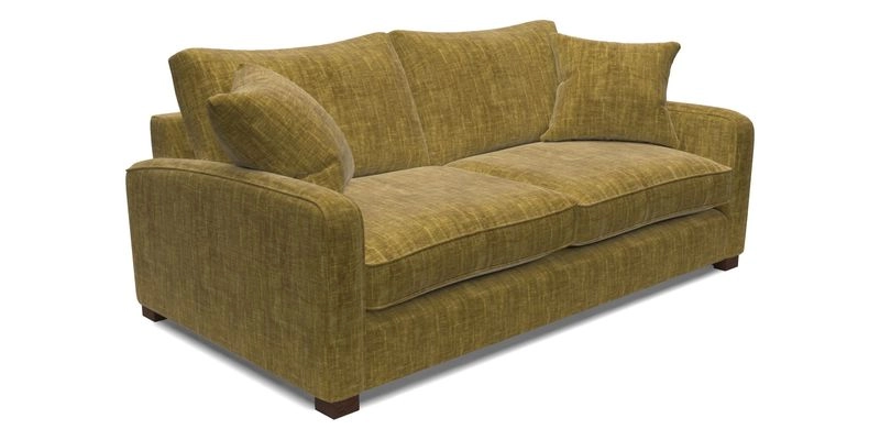 Brook Green 3 Seater Sofa in Two Tone Plain Biscuit