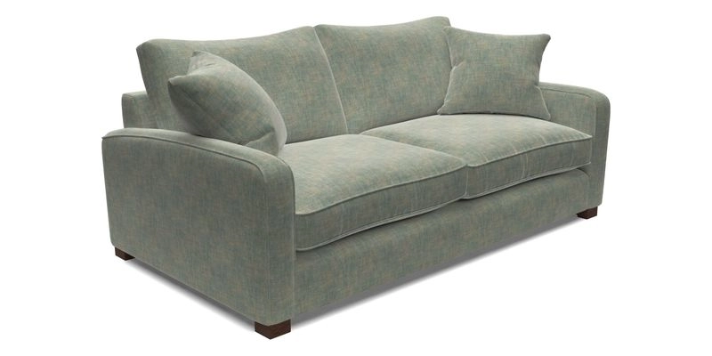 Brook Green 3 Seater Sofa in Two Tone Plain Biscuit