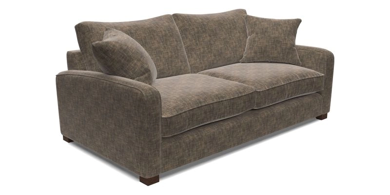 Brook Green 3 Seater Sofa in Two Tone Plain Biscuit