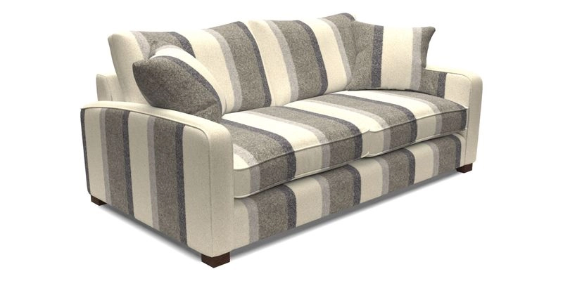 Brook Green 3 Seater Sofa in Two Tone Plain Biscuit