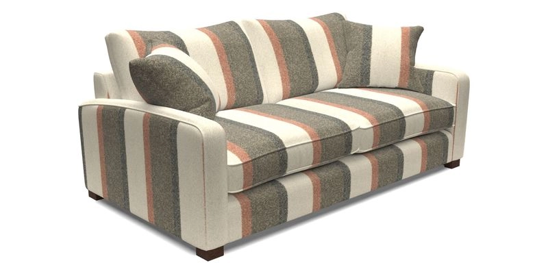 Brook Green 3 Seater Sofa in Two Tone Plain Biscuit