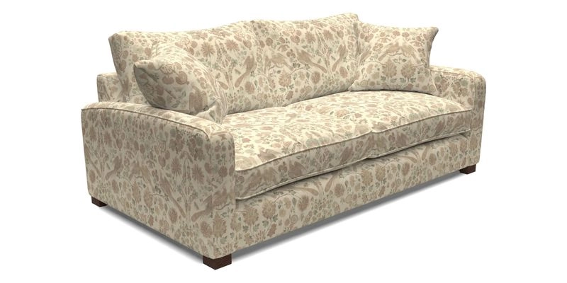 Brook Green 3 Seater Sofa in Two Tone Plain Biscuit