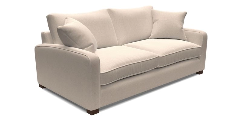 Brook Green 3 Seater Sofa in Two Tone Plain Biscuit