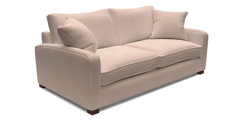 Brook Green 3 Seater Sofa in Two Tone Plain Biscuit